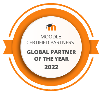 eLeDia ist 2022 als Global Partner of the Year von Moodle ausgezeichnet